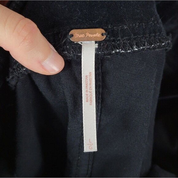 Free People In My Feelings Black Corduroy Bootcut Pants - Picture 6 of 10